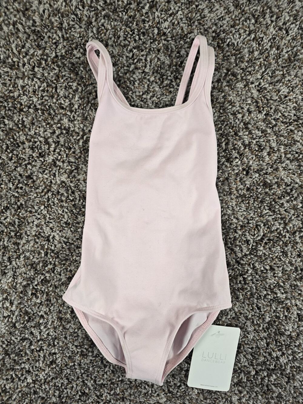 Lulli Dancewear Girls Sz 6 Sleeveless Ballet Leotard Light Pink NEW